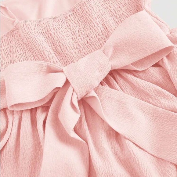 Shein Elegant Pink Sleeveless Dress - Picture 4 of 10